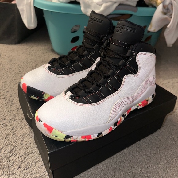 Air Jordan 10 Retro GS Ember Glow - Picture 1 of 6